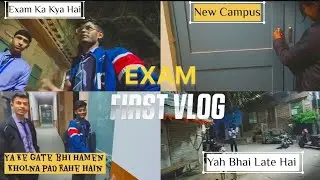BCA First sem foc paper 😭💀 | NEW CAMPUS | Ye kya college hai gate bhi hamen kholne pad rahe hain 😂