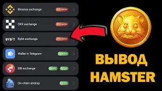 Hamster Kombat вывод на binance, bybit, okx, telegram wallet, tonkeeper