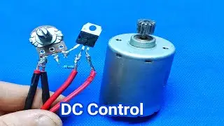 DC motor speed control.