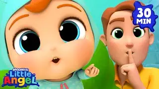 Peekaboo, I Found You! | Little Angel | Best Animal Videos for Kids | Kids Songs and Nursery Rhymes