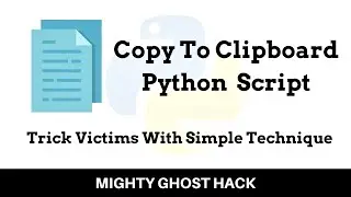 Clipboard Text Manipulation Python Script | Copy To Clipboard