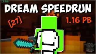 Dream's New Minecraft Speedrun Personal Best on 1.16 RSG | Dream Speedrun Minecraft Live PB [27 Min]