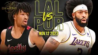 Los Angeles Lakers vs Portland Trail Blazers Full Game Highlights | Nov 12, 2023 | FreeDawkins