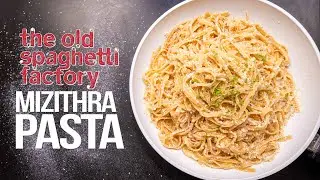 MIZITHRA CHEESE PASTA FROM THE SPAGHETTI FACTORY (BUT HOMEMADE & SO EPIC!) | SAM THE COOKING GUY