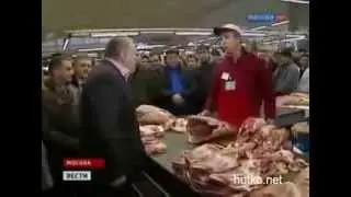Жириновский на рынке в Москве развел дагестанца