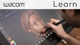 Live 3D Art Designing with a Wacom Cintiq and ZBrush