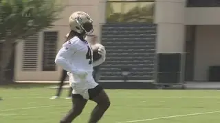 Alvin Kamara skips final day of Saints minicamp due to contract dispute