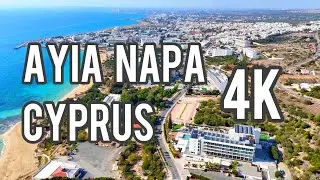 AYIA NAPA 4K Walking Tour Cyprus