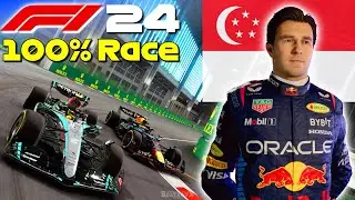 F1 24 - Lets Make Checo World Champion #18: 100% Race Singapore