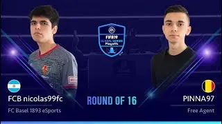 Nicolas99FC vs StefanoPinna - Round of 16 - FIFA 19 Global Series PS4 Playoffs