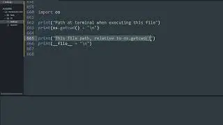 Use Python to get your Current Working Directory !