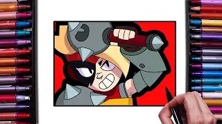 How to Draw Lumi Icon From Brawl stars | Lumi New Brawler | How to Draw Brawl Stars