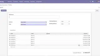 How to Import Bank Statement Lines from Excel/CSV file | Odoo Apps Features #odoo #database