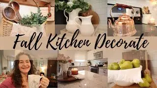 Fall Kitchen Decor Home Decorating Ideas | Unboxing Decorations | Cozy Fall Kitchen Decorate With Me