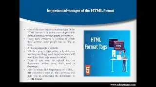 HTML   RTF Converter   One of the most essential tools in business