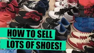 How To Sell 71 Pair of Shoes On eBay FAST - Gigantic Haul!