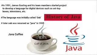 History of Java for Beginners must watch | Programming 2021