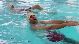 Synchronised swimming - Event 3 in Fitzy and Wippa's Pentathlon