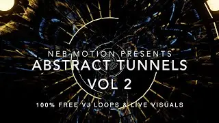 FREE VJ LOOPS AND MOTION GRAPHICS PACK | Abstract Sci-Fi Tunnels Vol 2 | HQ DOWNLOAD