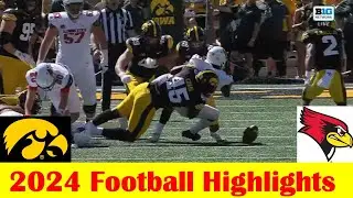 Illinois State vs #25 Iowa Football Game Highlights 8 31 2024