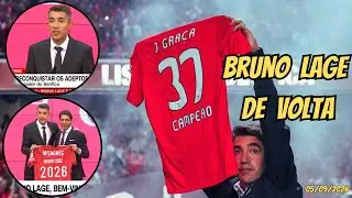 APRESENTAÇÃO DE BRUNO LAGE: TREINADOR DO BENFICA COM COMENTÁRIOS CNN