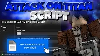 ATTACK ON TITAN REVOLUTION SCRIPT [ AUTO FARM - SPEED - AFK FARMING - MORE ] *pastebin*