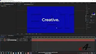 How to create text animation by after effect