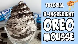 3-Ingredient Oreo Mousse! Recipe tutorial #Shorts