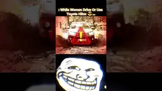 Troll Face 😈 | Women 😈 Vs. Men 🗿 - Crazycrhb #shorts #trollface #toyota