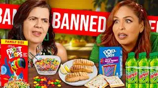 Mexican Moms try BANNED American Foods