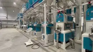 #Rice mill factory full automation 25 tons per hour #whitener  #rice  #ricemachine  #ricemill