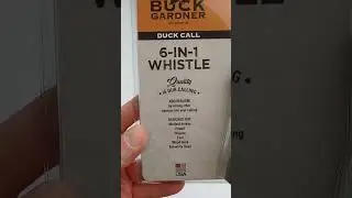 Манок на утку универсальный Buck Garrdner Whistle 6 in 1