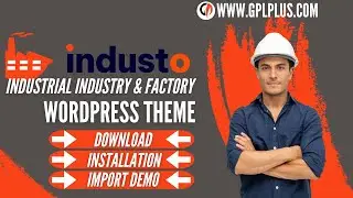 Industo – Industrial Industry & Factory WordPress Theme Download, Installation & Import Demo