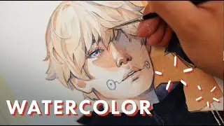 Painting Anime Characters in my Art Style | Toge Inumaki 