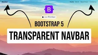 Bootstrap 5 Transparent Navbar