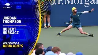 Jordan Thompson vs. Hubert Hurkacz Highlights | 2024 US Open Round 2