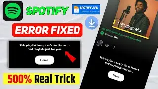 Spotify Empty Playlist Problem | How to fix Spotify This Playlist is Empty Problem | spotify problem