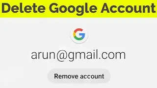 How To Remove Google Account From Android Phone||Sign Out Of Gmail Account