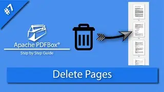 Delete page in pdf file, delete page from pdf, Pdfbox delete page, pdf remove page Tutorial