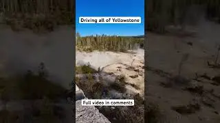 ALL OF YELLOWSTONE NATIONAL PARK P.7 #travelvlog #adventure #shorts