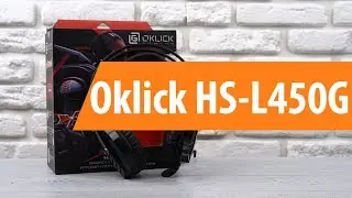 Распаковка наушников Oklick HS-L450G / Unboxing  Oklick HS-L450G