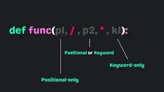 What are these (/ and *) parameters in function? 2MinutesPy