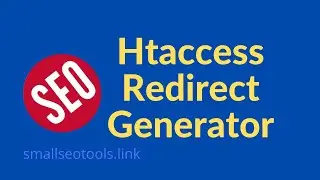 How to Generate Htaccess Redirect | Smallseotools