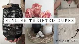 Thrift Shop Designer Dupes  ||  Thrift Haul  ||  High End Aesthetic Home Decor