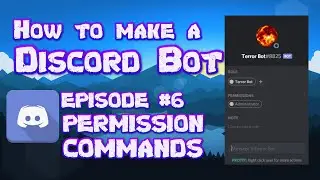 HOW TO MAKE A DISCORD BOT || PART 6 PERMISSION COMMANDS