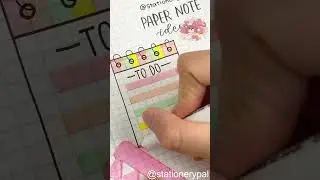 🤩Use this paper note ideas to make your bullet journal more exciting! #shorts