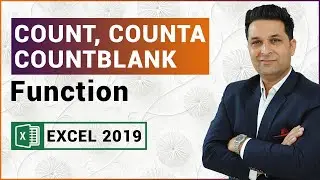 Count, counta, countblank Function | Microsoft Excel Tutorial