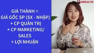 Buổi 3: Cách tính giá bán sản phẩm