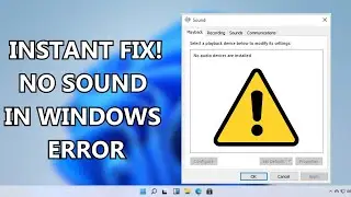 No Audio Output Device Installed Windows 10, No Sound Problem Windows 10, Fix No Sound Windows 10