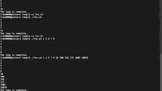 Shell Scripting 101: for loops